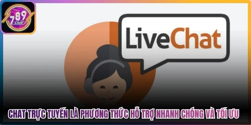 Chat trực tuyến là phương thức hỗ trợ nhanh chóng và tối ưu nhất trên hệ thống